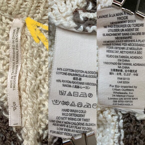 Free People Circle Back Stripe Cardigan Sweater S Snap Front Long Sleeves - Picture 4 of 12